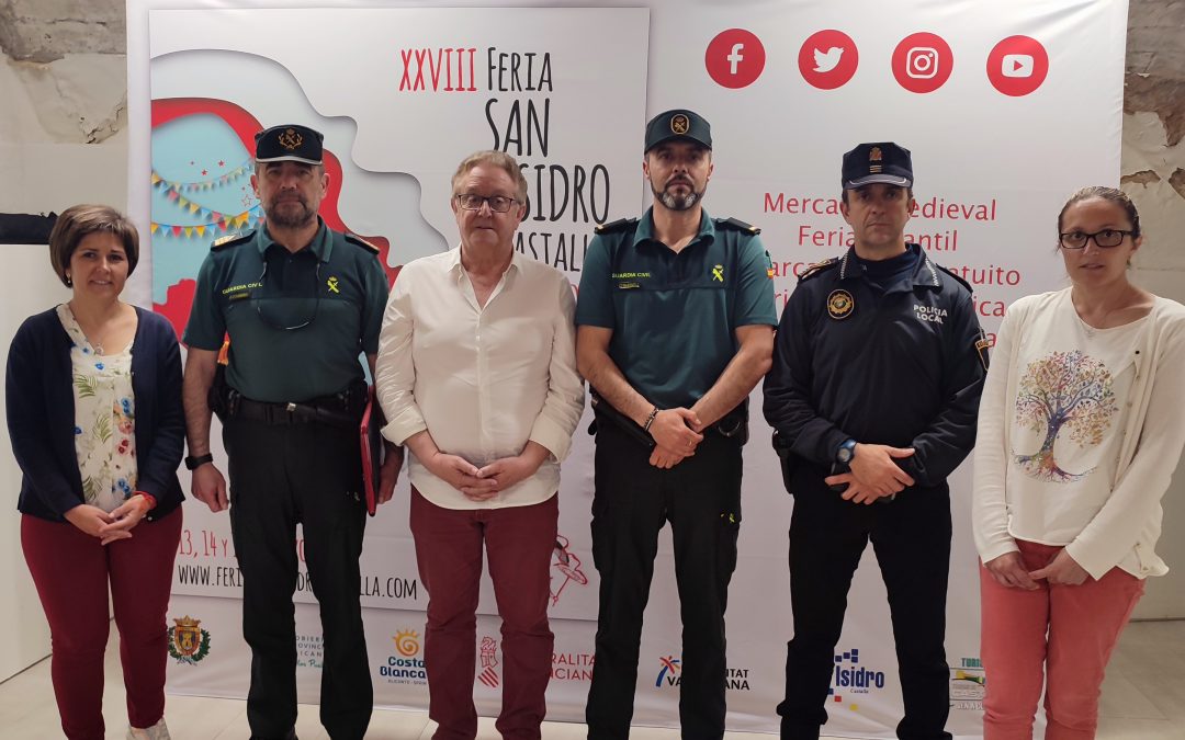 Ajuntament, Guàrdia Civil i Policia Local de Castalla culminen el pla de seguretat de la Fira de San Isidro